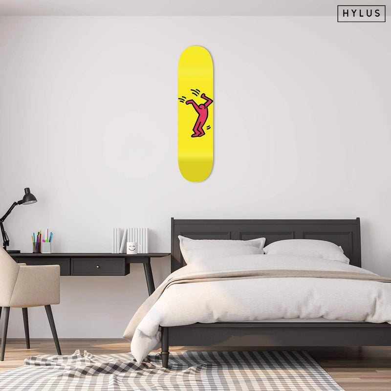Happiness Magenta Skateboard