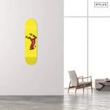 Happiness Magenta Skateboard
